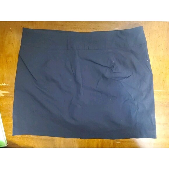 Zac & Rachel Navy Blue Skort Skirt Stretch Pockets Athletic Athleisure Size XL - Picture 2 of 6